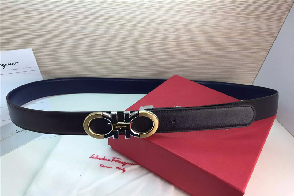 Super Perfect Quality Ferragamo Belts(100% Genuine Leather,steel Buckle)-664