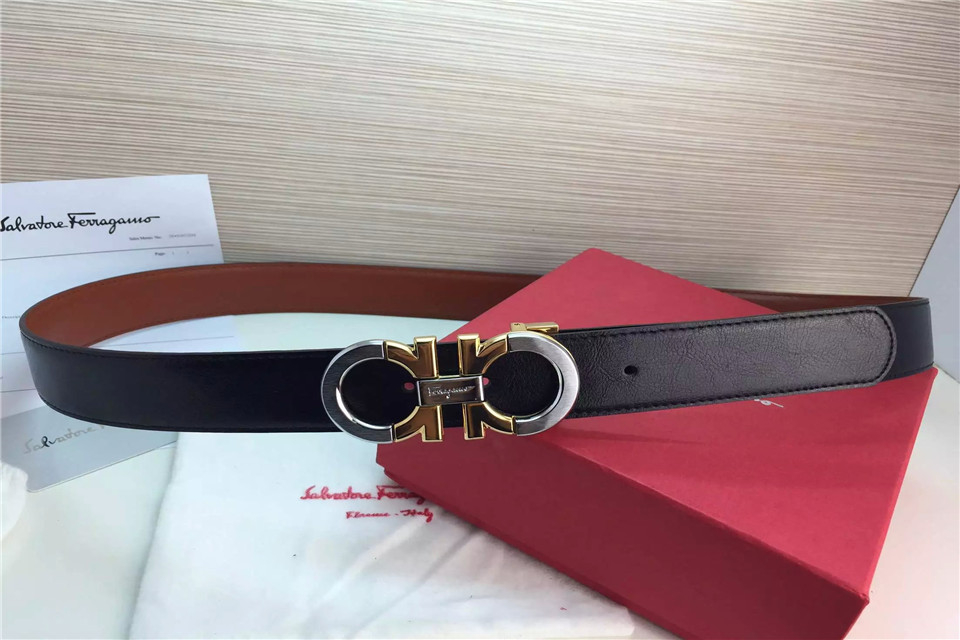 Super Perfect Quality Ferragamo Belts(100% Genuine Leather,steel Buckle)-666