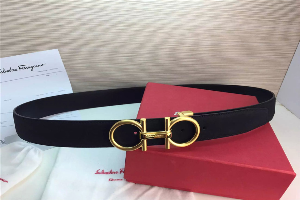 Super Perfect Quality Ferragamo Belts(100% Genuine Leather,steel Buckle)-681