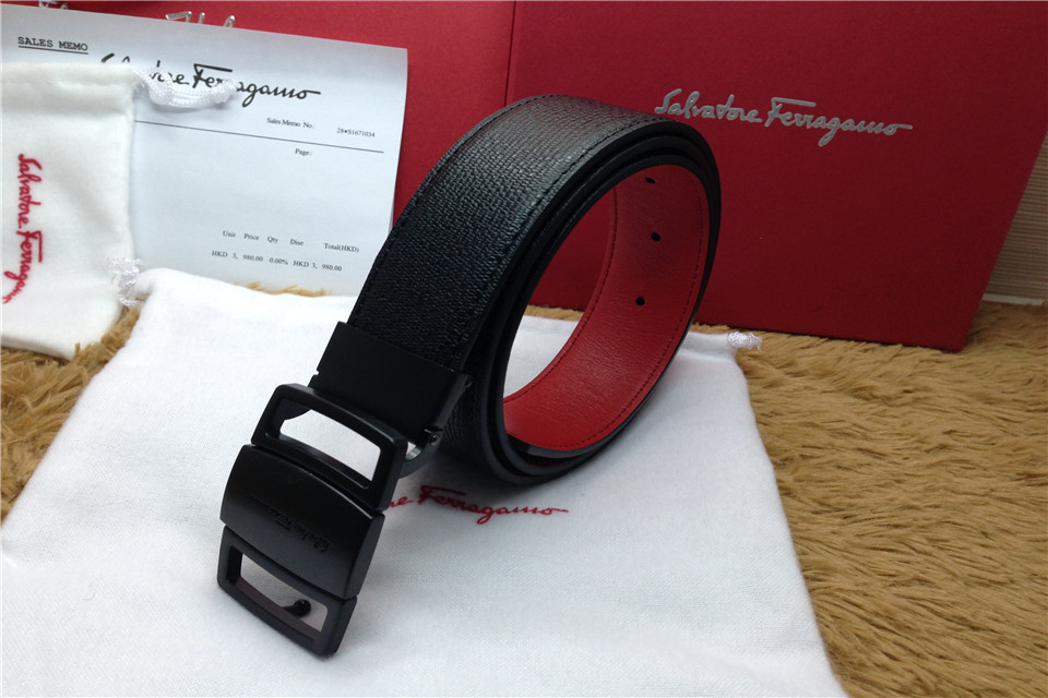 Super Perfect Quality Ferragamo Belts(100% Genuine Leather,steel Buckle)-698