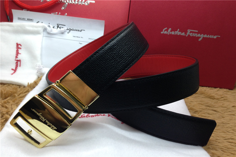 Super Perfect Quality Ferragamo Belts(100% Genuine Leather,steel Buckle)-699