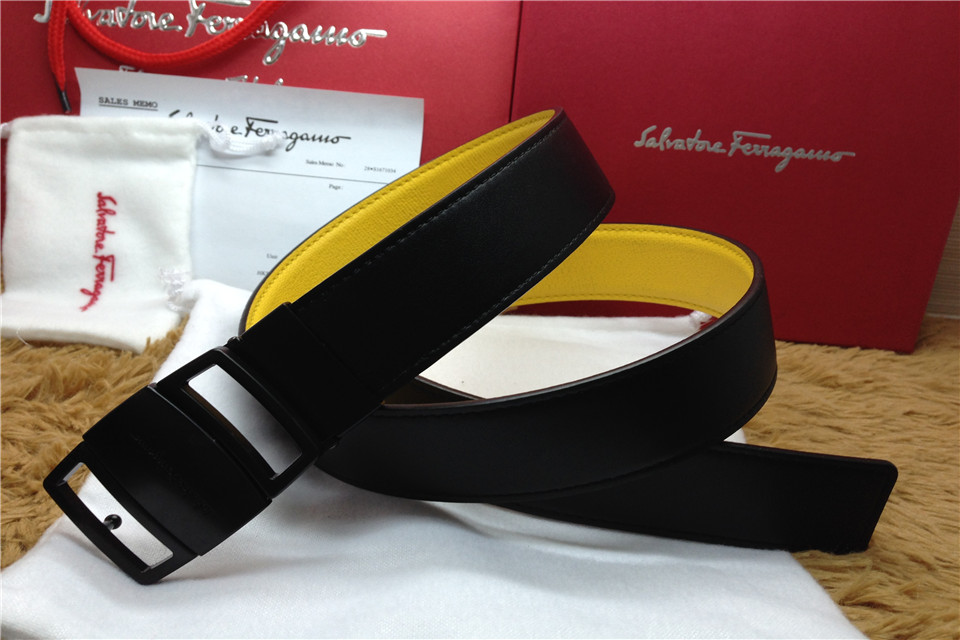 Super Perfect Quality Ferragamo Belts(100% Genuine Leather,steel Buckle)-711