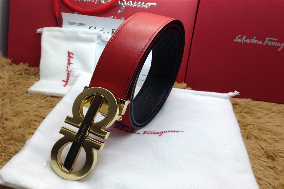 Super Perfect Quality Ferragamo Belts(100% Genuine Leather,steel Buckle)-716
