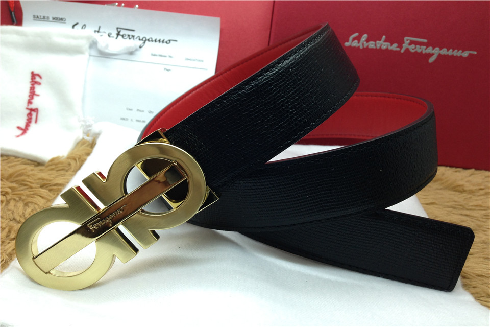 Super Perfect Quality Ferragamo Belts(100% Genuine Leather,steel Buckle)-717