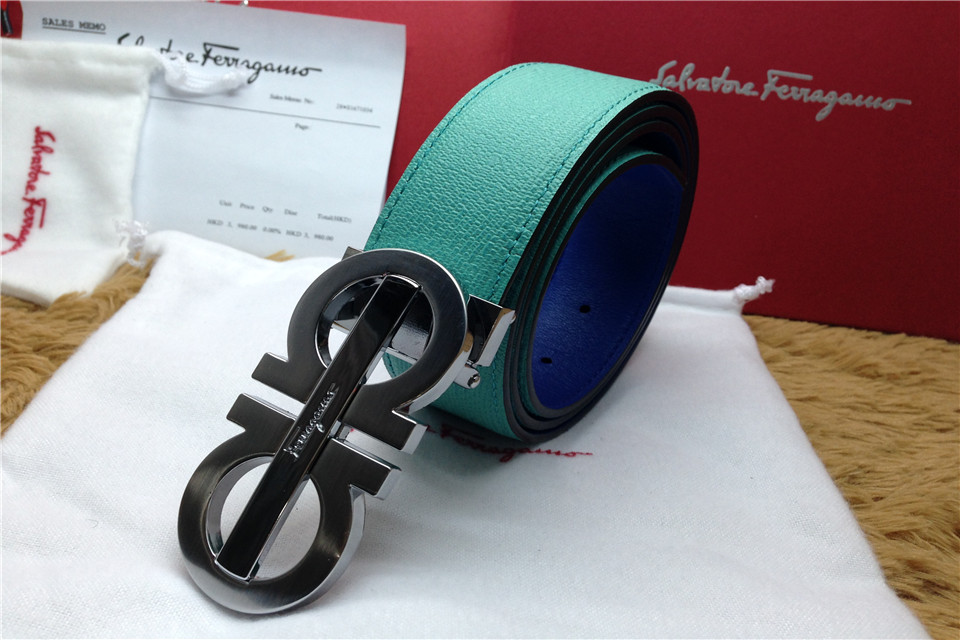 Super Perfect Quality Ferragamo Belts(100% Genuine Leather,steel Buckle)-724