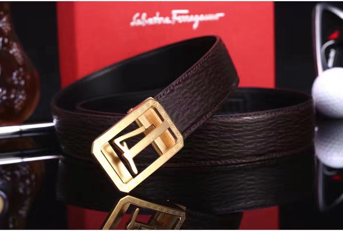 Super Perfect Quality Ferragamo Belts(100% Genuine Leather,steel Buckle)-775