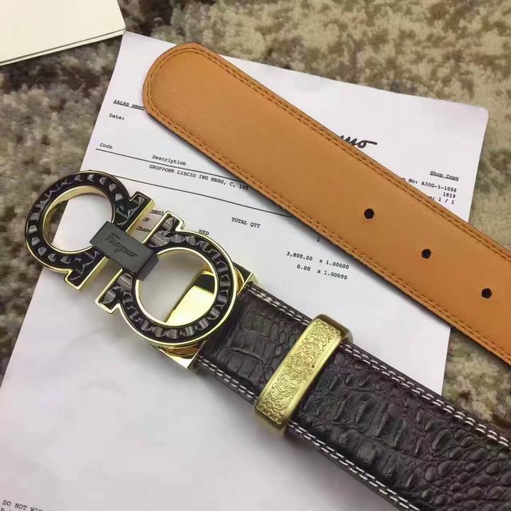 Super Perfect Quality Ferragamo Belts(100% Genuine Leather,steel Buckle)-792