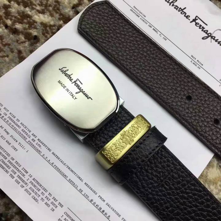 Super Perfect Quality Ferragamo Belts(100% Genuine Leather,steel Buckle)-812