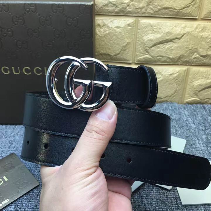 Super Perfect Quality G Belts(100% Genuine Leather,steel Buckle)-552