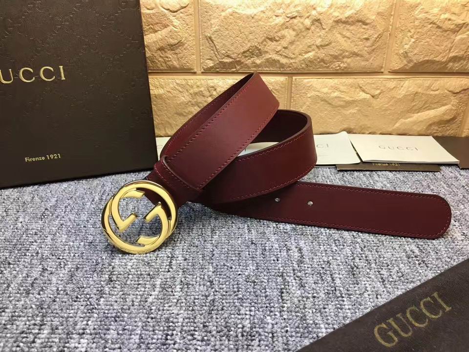 Super Perfect Quality G Belts(100% Genuine Leather,steel Buckle)-566