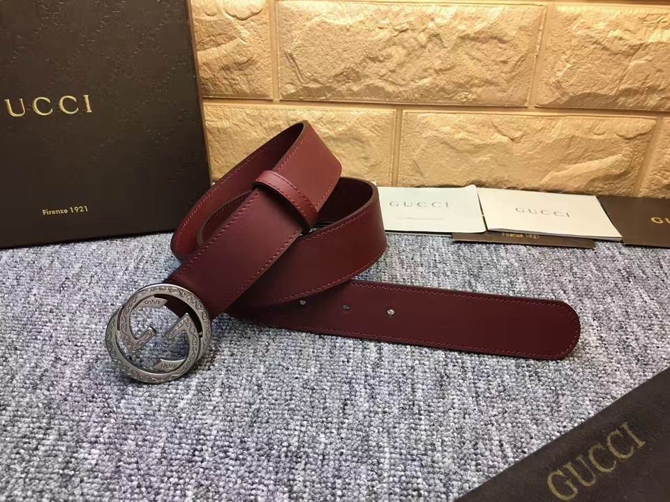 Super Perfect Quality G Belts(100% Genuine Leather,steel Buckle)-570