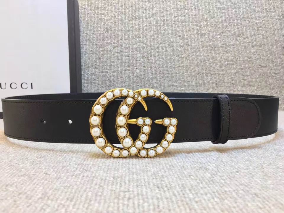 Super Perfect Quality G Belts(100% Genuine Leather,steel Buckle)-608