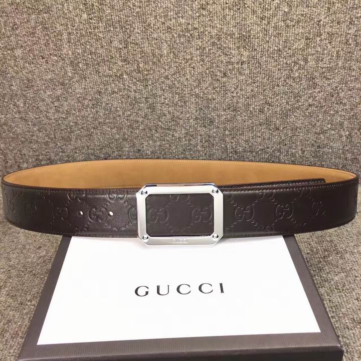 Super Perfect Quality G Belts(100% Genuine Leather,steel Buckle)-620