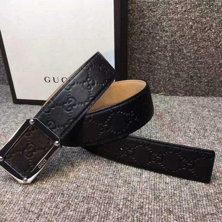 Super Perfect Quality G Belts(100% Genuine Leather,steel Buckle)-622