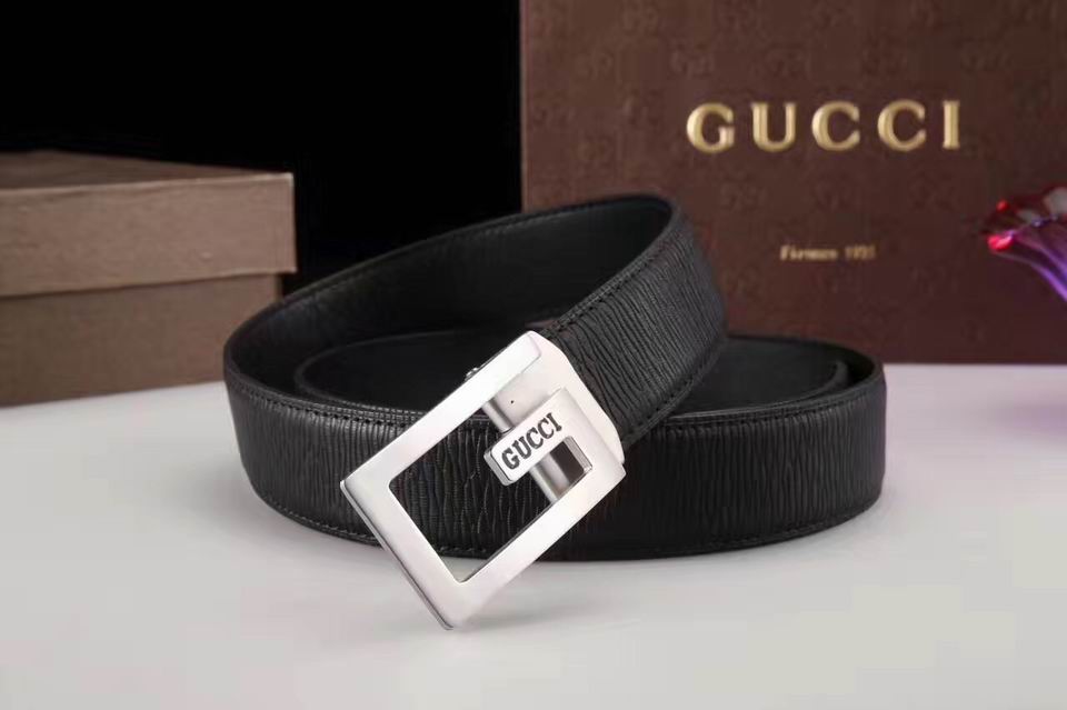Super Perfect Quality G Belts(100% Genuine Leather,steel Buckle)-657