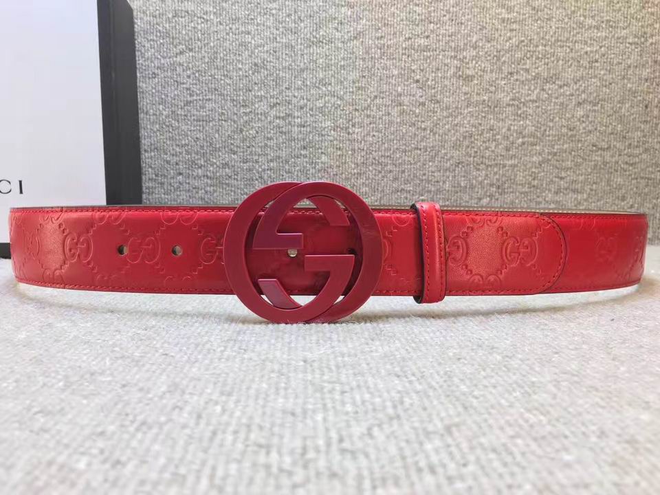 Super Perfect Quality G Belts(100% Genuine Leather,steel Buckle)-658