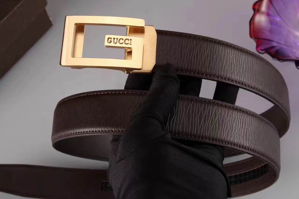 Super Perfect Quality G Belts(100% Genuine Leather,steel Buckle)-663