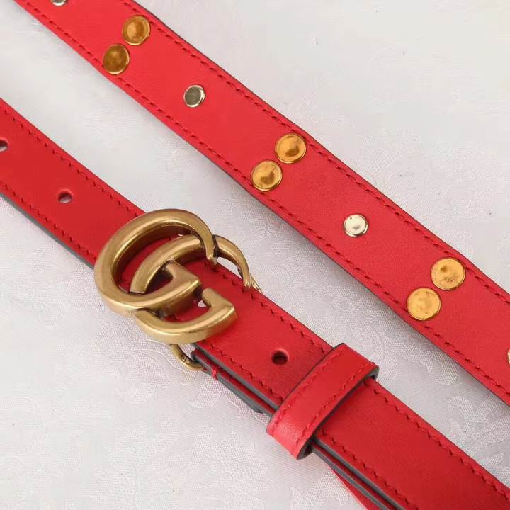 Super Perfect Quality G women Belts(100% Genuine Leather,steel Buckle)-040