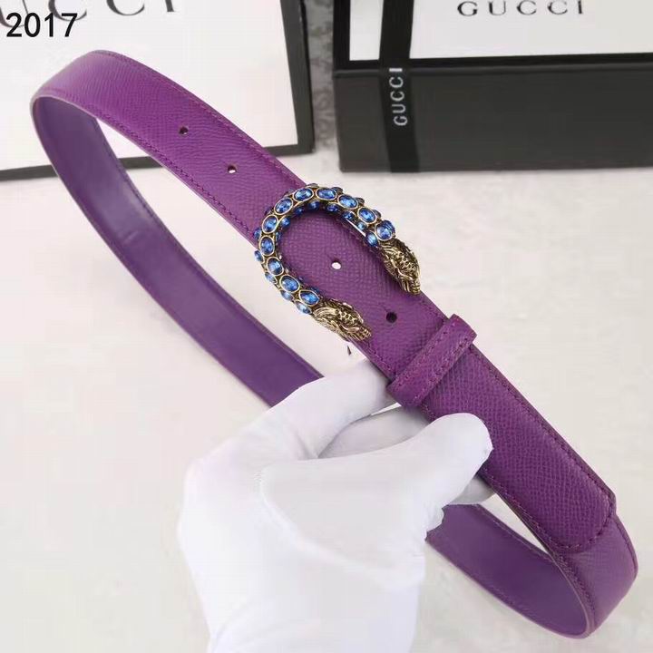 Super Perfect Quality G women Belts(100% Genuine Leather,steel Buckle)-072