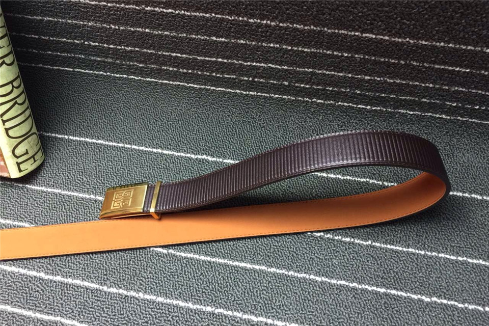 Super Perfect Quality Givenchy Belts(100% Genuine Leather,Reversible Steel Buckle)-022