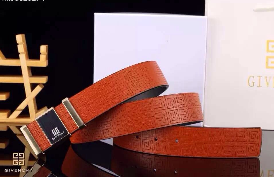 Super Perfect Quality Givenchy Belts(100% Genuine Leather,Reversible Steel Buckle)-095