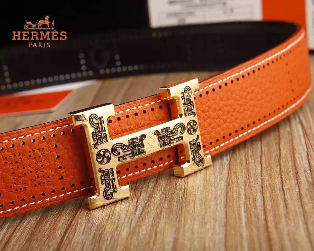 Super Perfect Quality Hermes Belts(100% Genuine Leather,Reversible Steel Buckle)-422