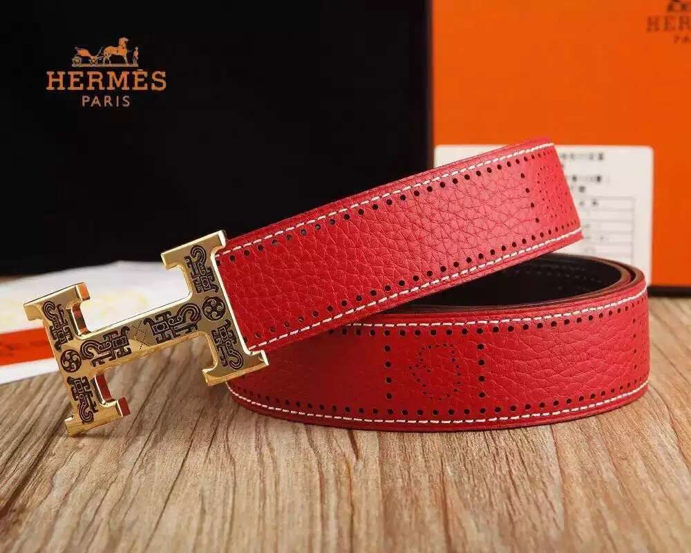 Super Perfect Quality Hermes Belts(100% Genuine Leather,Reversible Steel Buckle)-424
