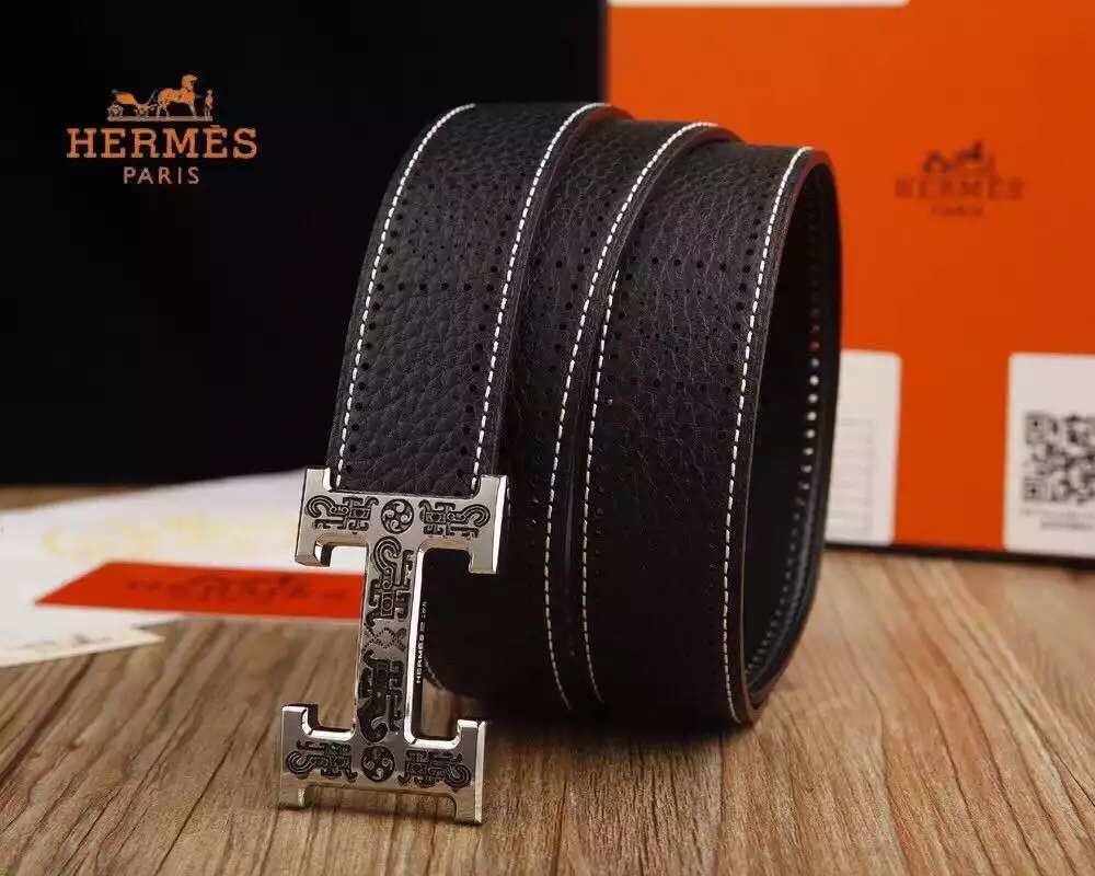 Super Perfect Quality Hermes Belts(100% Genuine Leather,Reversible Steel Buckle)-429