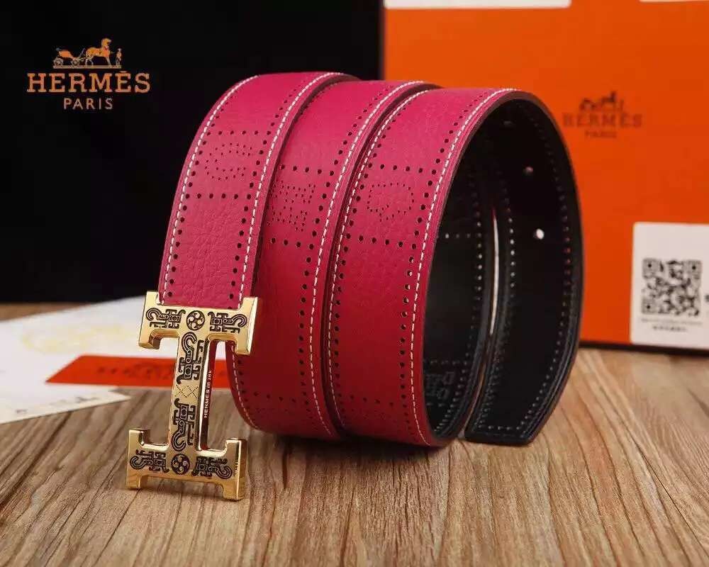 Super Perfect Quality Hermes Belts(100% Genuine Leather,Reversible Steel Buckle)-435