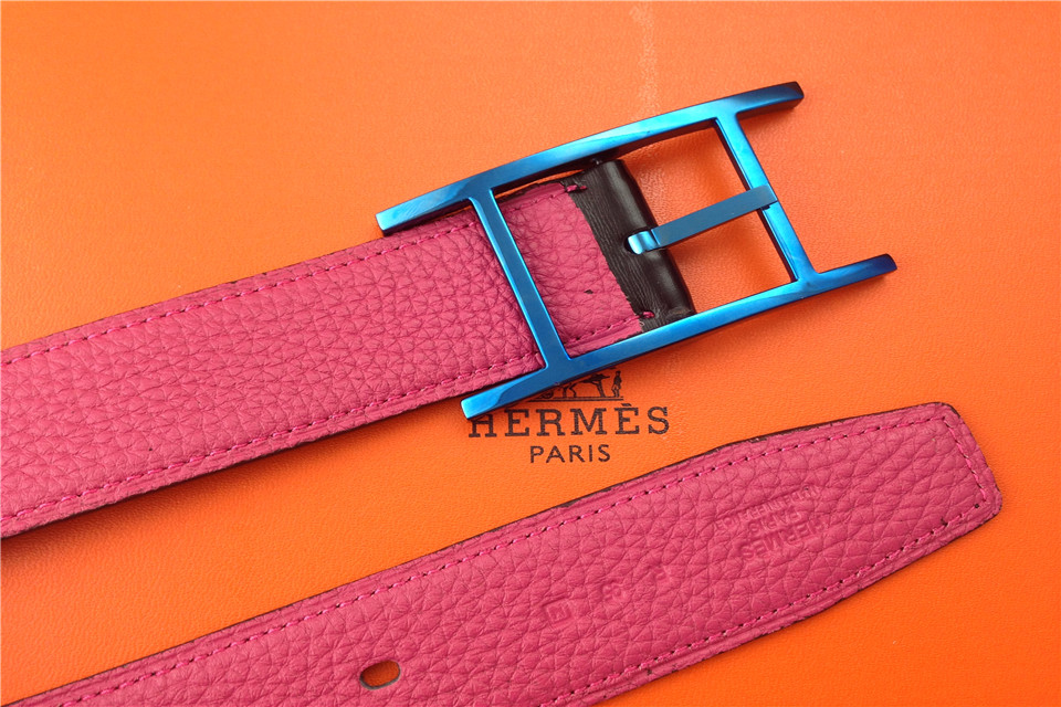 Super Perfect Quality Hermes Belts(100% Genuine Leather,Reversible Steel Buckle)-440