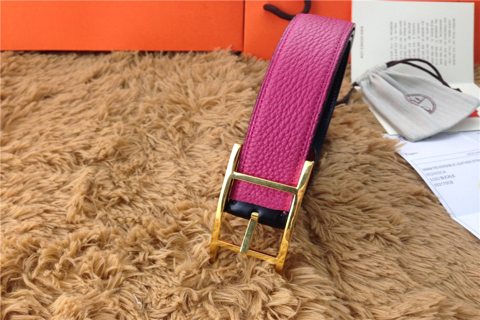 Super Perfect Quality Hermes Belts(100% Genuine Leather,Reversible Steel Buckle)-468