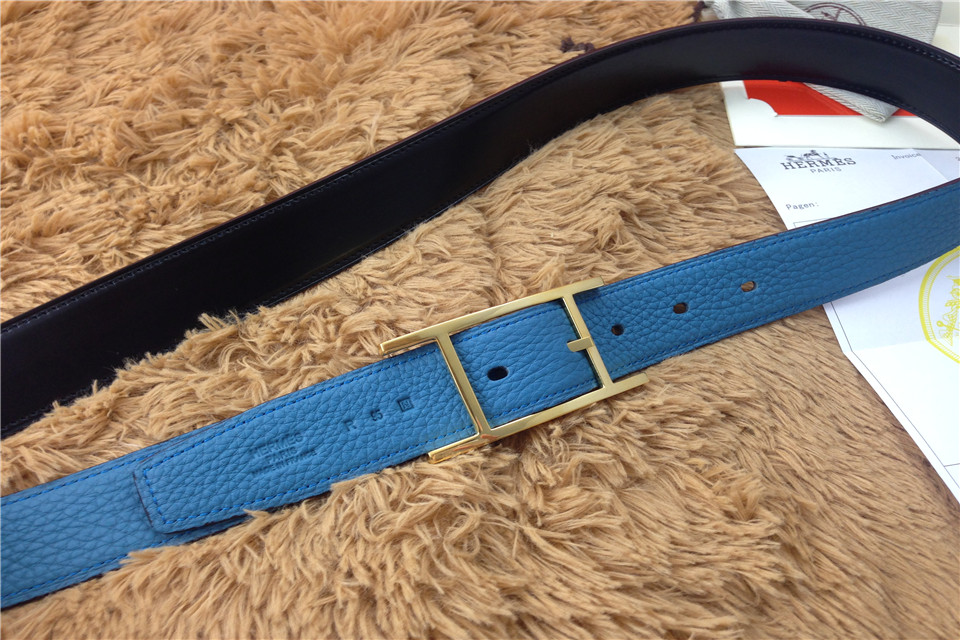 Super Perfect Quality Hermes Belts(100% Genuine Leather,Reversible Steel Buckle)-479