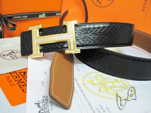 Super Perfect Quality Hermes Belts(100% Genuine Leather,Reversible Steel Buckle)-489