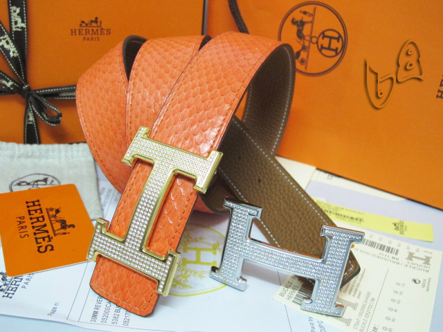Super Perfect Quality Hermes Belts(100% Genuine Leather,Reversible Steel Buckle)-501