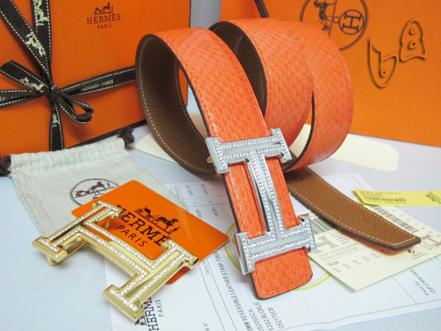 Super Perfect Quality Hermes Belts(100% Genuine Leather,Reversible Steel Buckle)-502