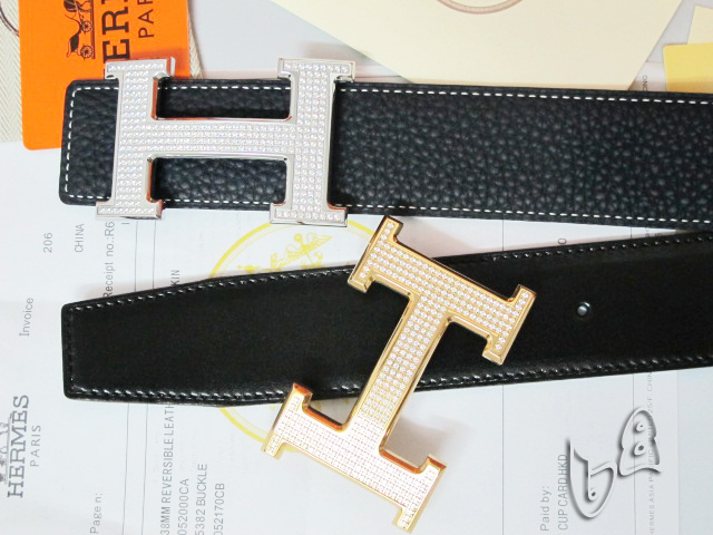 Super Perfect Quality Hermes Belts(100% Genuine Leather,Reversible Steel Buckle)-509