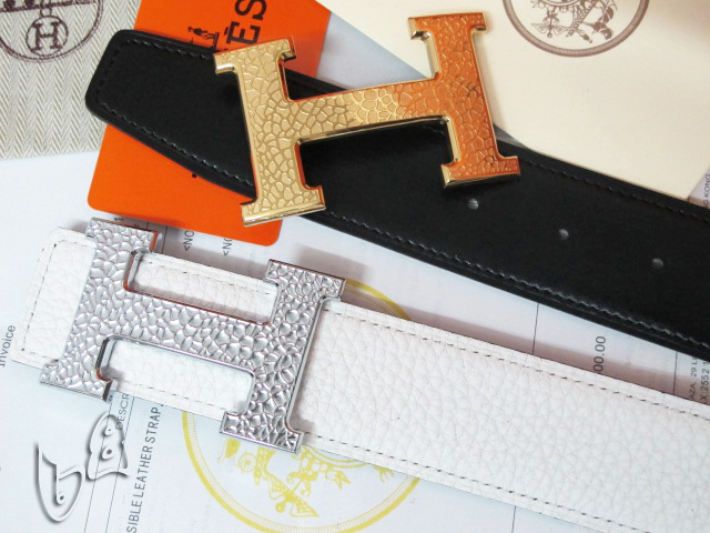 Super Perfect Quality Hermes Belts(100% Genuine Leather,Reversible Steel Buckle)-530