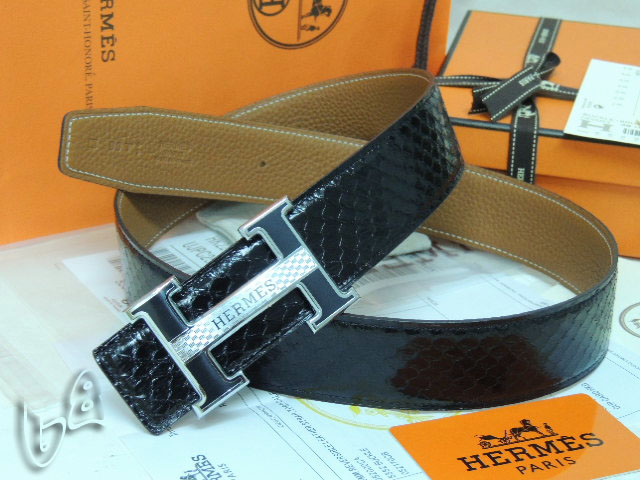 Super Perfect Quality Hermes Belts(100% Genuine Leather,Reversible Steel Buckle)-536