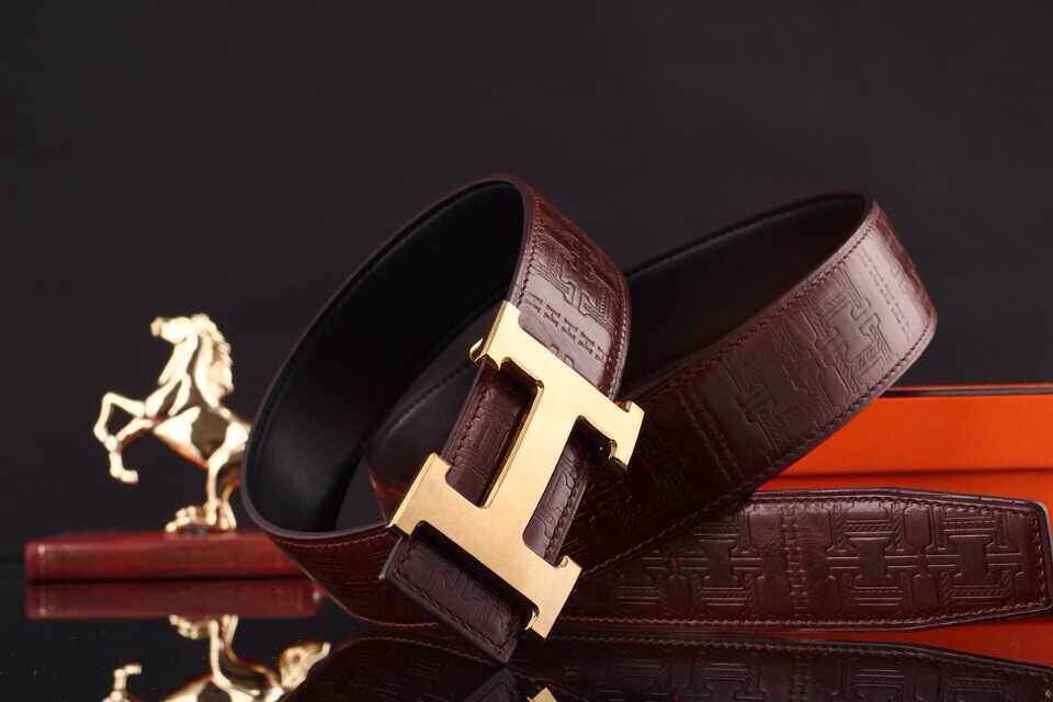 Super Perfect Quality Hermes Belts(100% Genuine Leather,Reversible Steel Buckle)-621