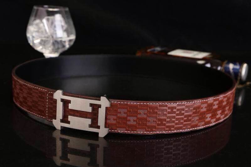 Super Perfect Quality Hermes Belts(100% Genuine Leather,Reversible Steel Buckle)-625