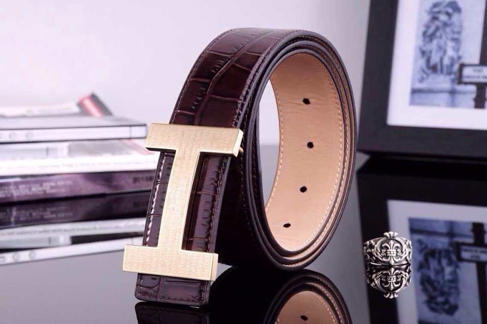 Super Perfect Quality Hermes Belts(100% Genuine Leather,Reversible Steel Buckle)-637