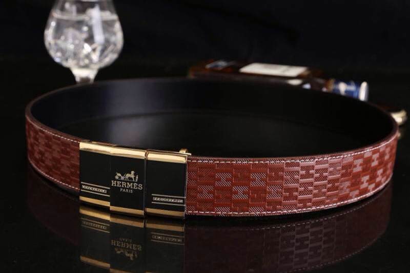 Super Perfect Quality Hermes Belts(100% Genuine Leather,Reversible Steel Buckle)-640