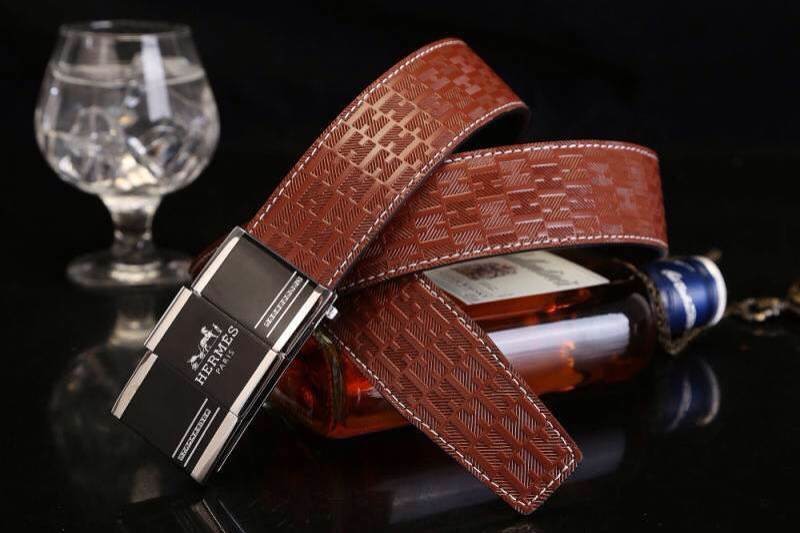 Super Perfect Quality Hermes Belts(100% Genuine Leather,Reversible Steel Buckle)-644
