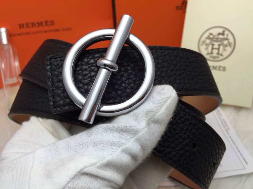 Super Perfect Quality Hermes Belts(100% Genuine Leather,Reversible Steel Buckle)-658