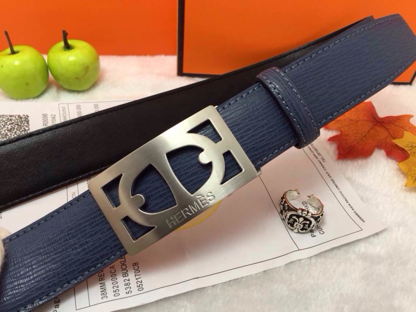 Super Perfect Quality Hermes Belts(100% Genuine Leather,Reversible Steel Buckle)-685
