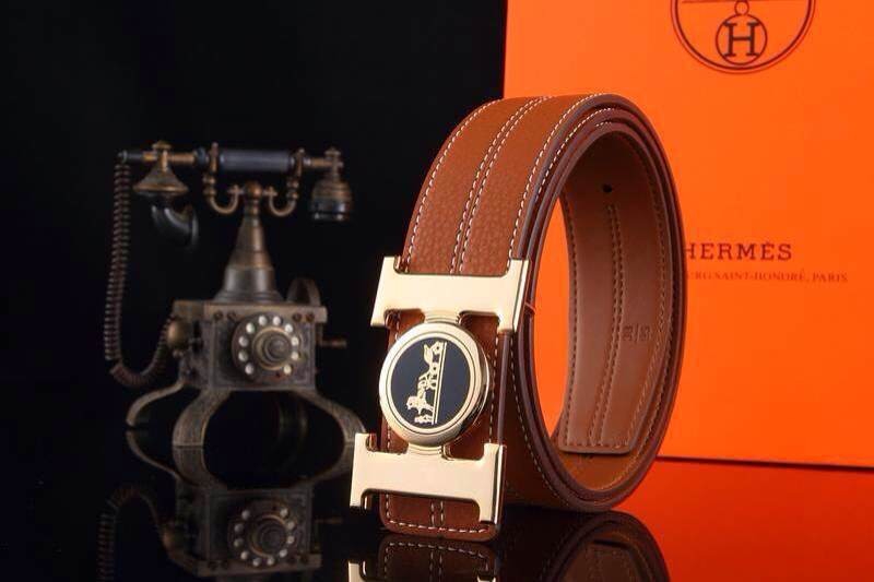 Super Perfect Quality Hermes Belts(100% Genuine Leather,Reversible Steel Buckle)-701