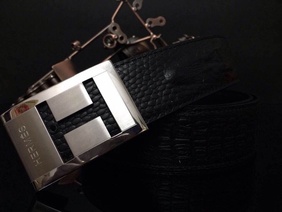Super Perfect Quality Hermes Belts(100% Genuine Leather,Reversible Steel Buckle)-725