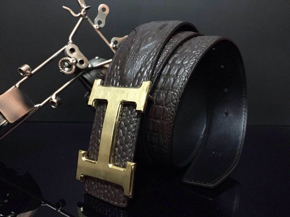 Super Perfect Quality Hermes Belts(100% Genuine Leather,Reversible Steel Buckle)-733