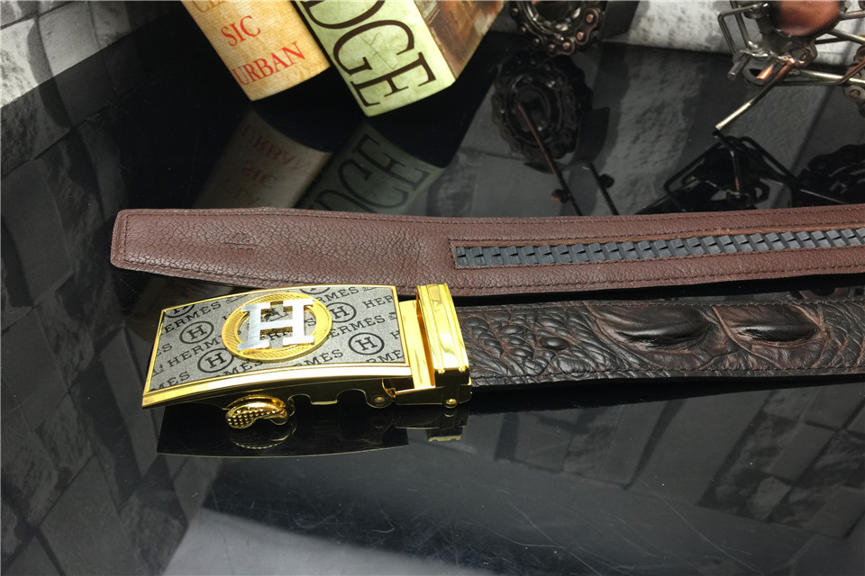 Super Perfect Quality Hermes Belts(100% Genuine Leather,Reversible Steel Buckle)-752