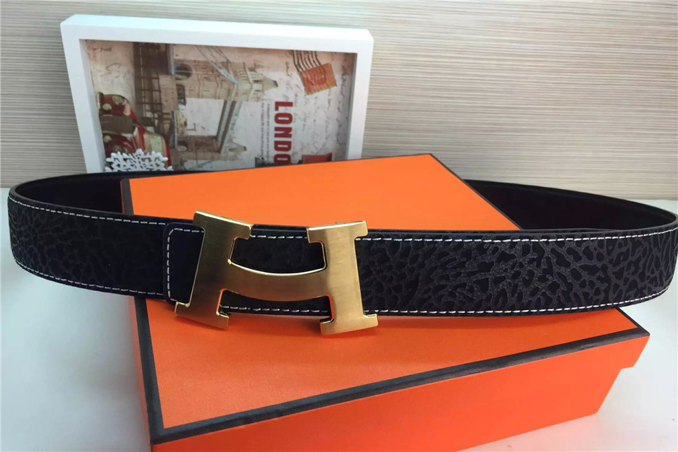 Super Perfect Quality Hermes Belts(100% Genuine Leather,Reversible Steel Buckle)-764